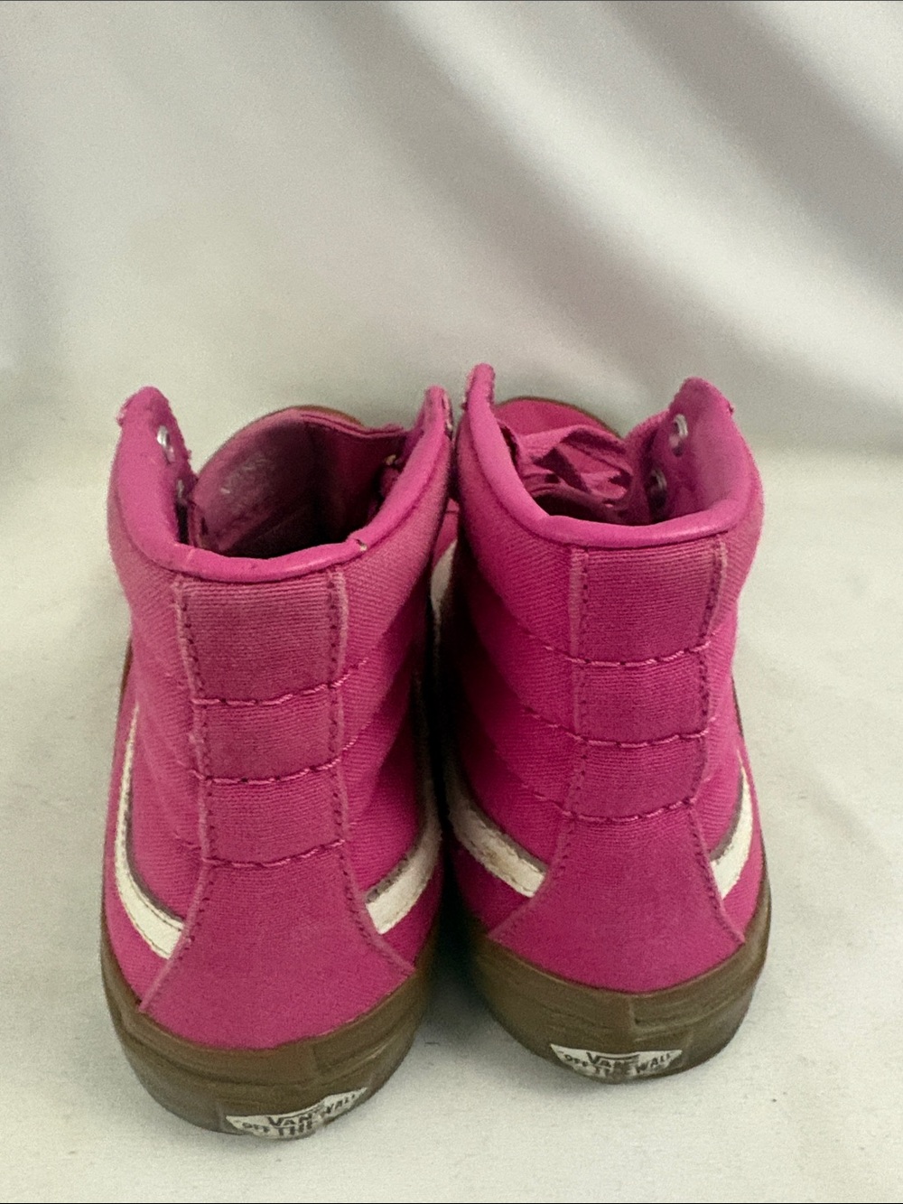 Vans Womens Hightop Shoes Size 9 Pink Sneakers Skateboard - Picture 7 of 13